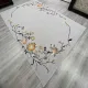 Turkish designer rug Nova 9943A cream silver size 50*80