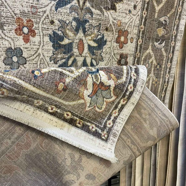 سجاد بوهيمي نوفكس تركي  H7475A كريم مقاس 100*200 سم