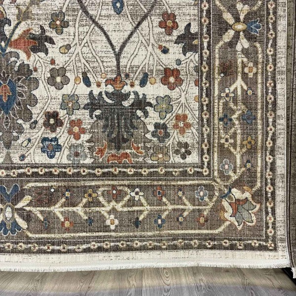 سجاد بوهيمي نوفكس تركي  H7475A كريم مقاس 100*200 سم