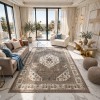 سجاد بوهيمي نوفكس تركي  H7476A بني مقاس 300*500 سم