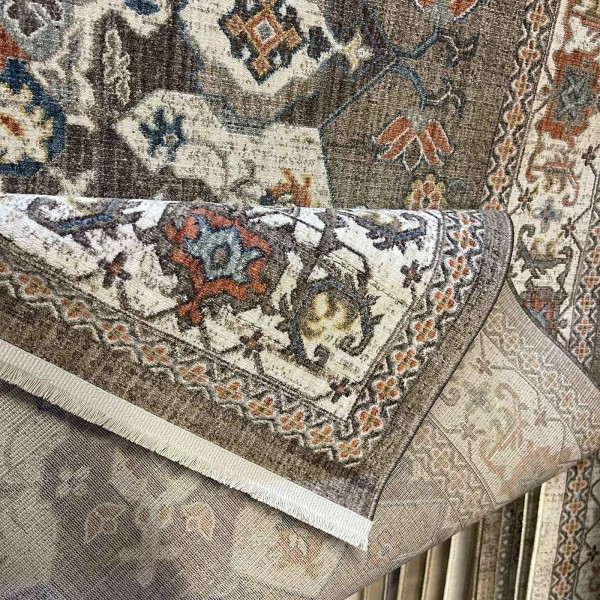 Turkish Bohemian NOVEX Rug H7479A BROWN Size 300*400