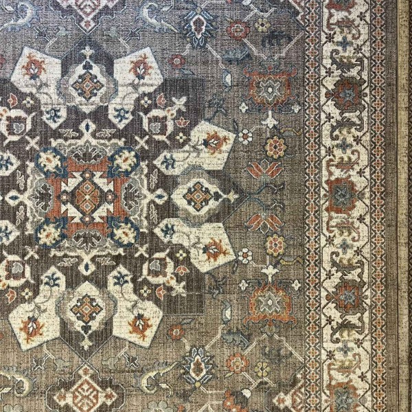 Turkish Bohemian NOVEX Rug H7479A BROWN Size 300*400