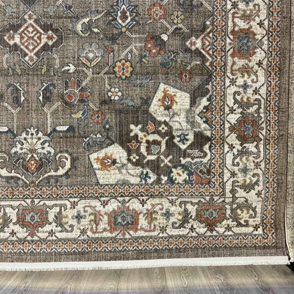 Turkish Bohemian NOVEX Rug H7479A BROWN Size 300*400