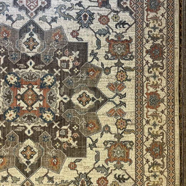 سجاد بوهيمي نوفكس تركي  H7479A كريم مقاس 100*200 سم