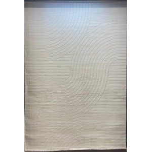 سجاد تركي شفاء 39796A اللون كريم مقاس 100*200