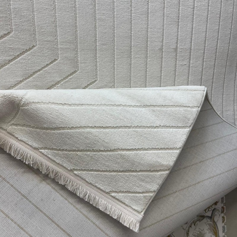 Turkish carpet 39800A Shifa cream color size 120*170