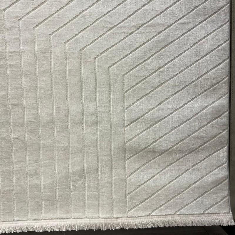 Turkish carpet 39800A Shifa cream color size 120*170