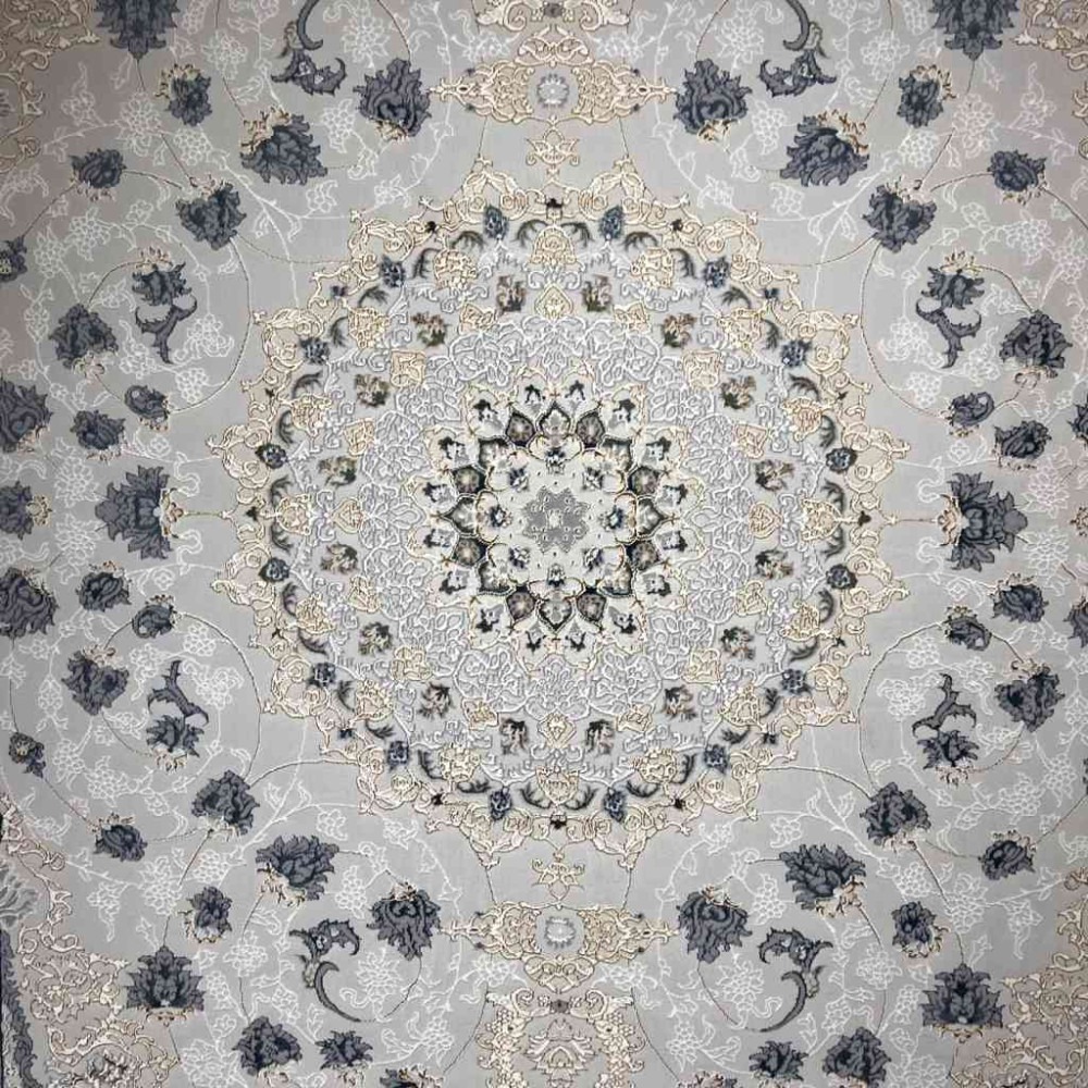 سجاد تركي ايراني لوكس 7604H لون سماوي مقاس 300*500