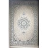 Turkish rug Iranian lux 8024H sky blue color size 150*220