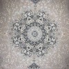 Turkish rug Iranian lux 8024H sky blue color size 150*220