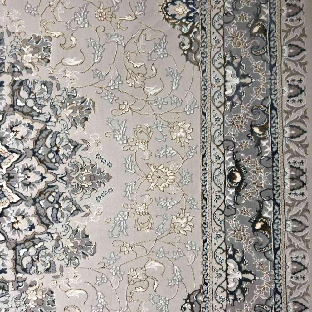 سجاد تركي ايراني لوكس 9054H لون سماوي مقاس 300*500