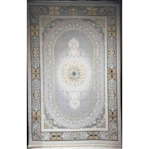 Turkish rug Iranian lux 6758h sky golden color size 100*200