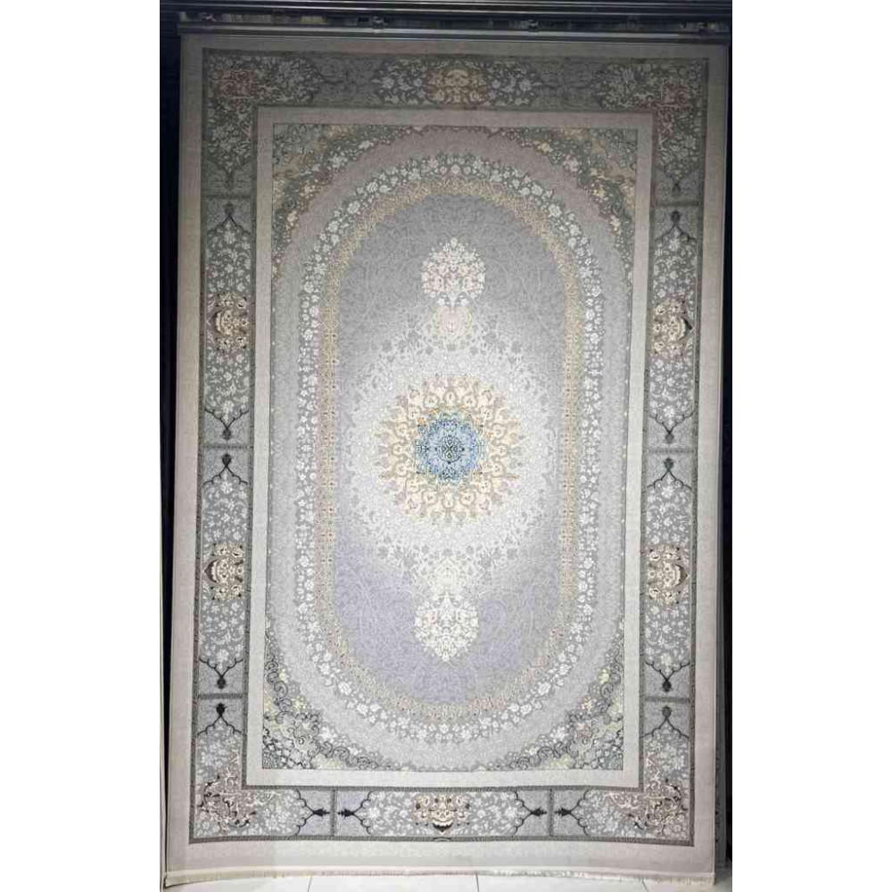 سجاد تركي ايراني لوكس 6758H لون سماوي مقاس 300*500