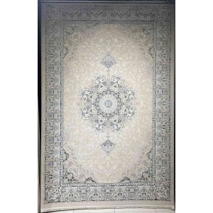 Turkish rug Iranian lux 8024H sky golden color size 300*400