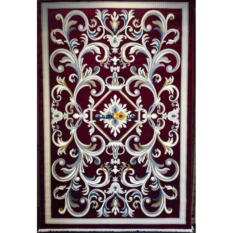 Luxury Turkish rug French pattern 40642A sky red color size 80*150