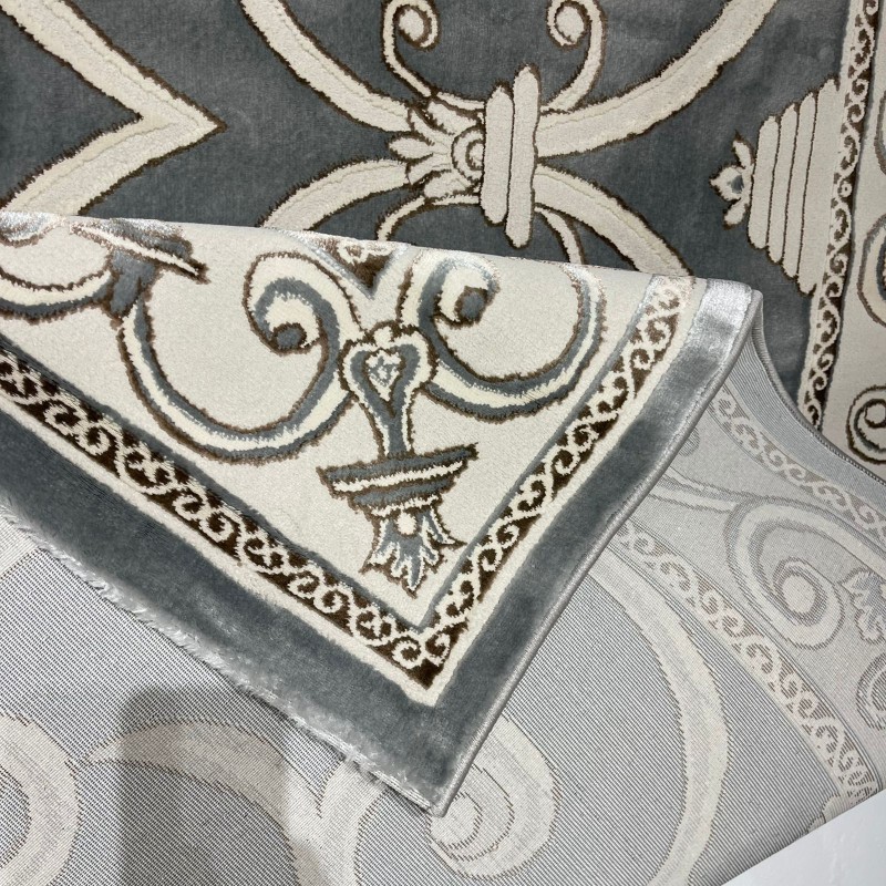 Turkish Antep rug 8487A GREY size 150*220