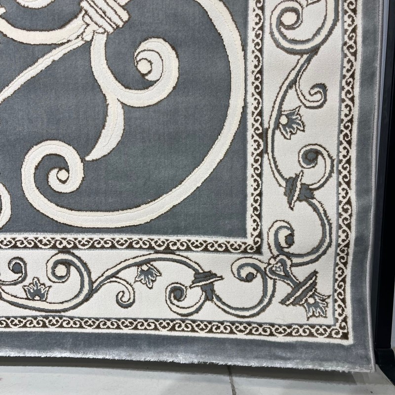 Turkish Antep rug 8487A GREY size 150*220