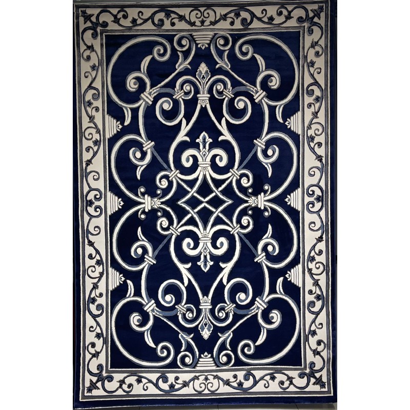 Turkish Antep rug 8487A NAVY size 50*80