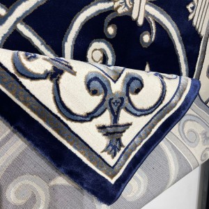 Turkish Antep rug 8487A NAVY size 50*80