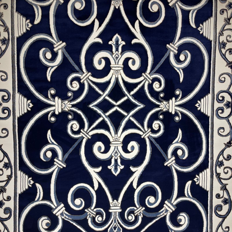 Turkish Antep rug 8487A NAVY size 50*80