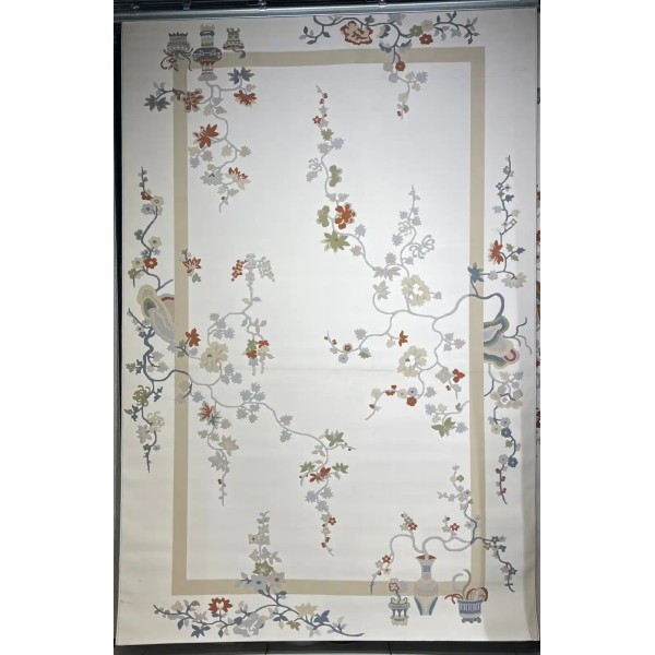 Turkish New Bohemian Bahar Carpet 9787A beige Size 200*300