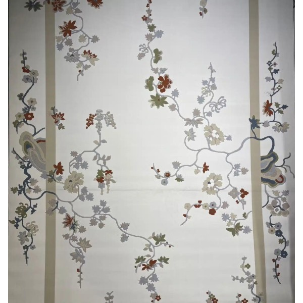 Turkish New Bohemian Bahar Carpet 9787A beige Size 200*300