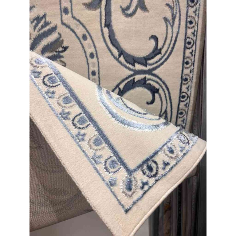 سجاد بانكو تركي 0003A لون سماوي مقاس 100*300
