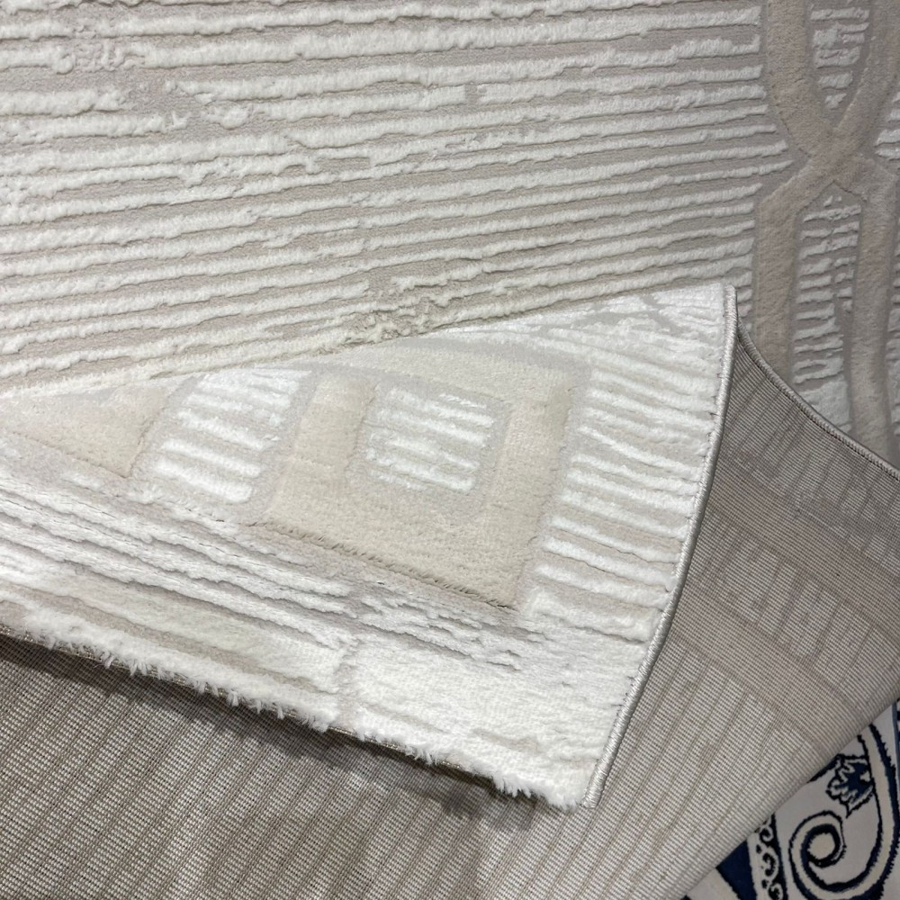 سجاد تركي اطار برواز 9224A بيج مقاس 300*400