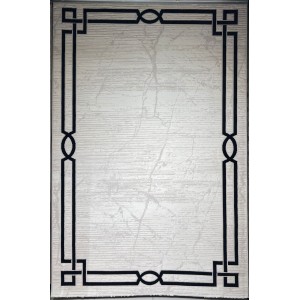 سجاد تركي اطار برواز 9224A اسود مقاس 100*300