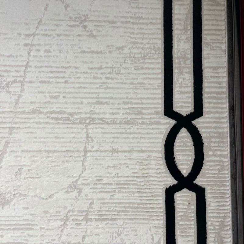 سجاد تركي اطار برواز 9224A اسود مقاس 150*220