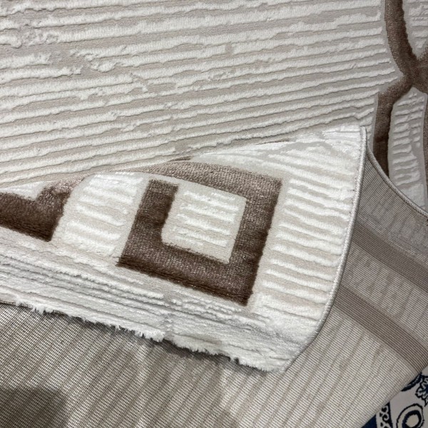 سجاد تركي اطار برواز 9224A بني مقاس 150*220
