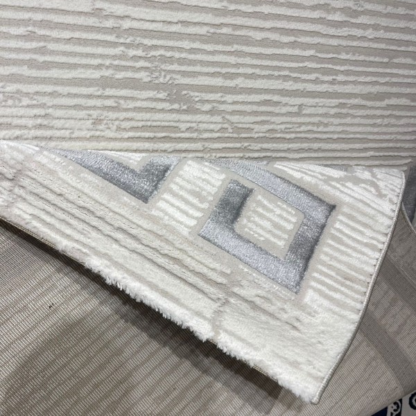 سجاد تركي اطار برواز 9224A رصاصي مقاس 200*300