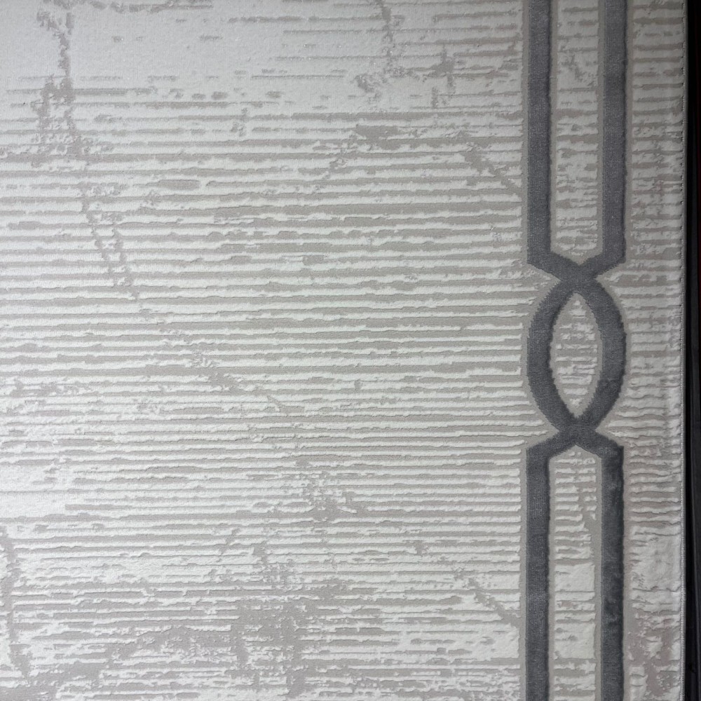 سجاد تركي اطار برواز 9224A رصاصي مقاس 150*220