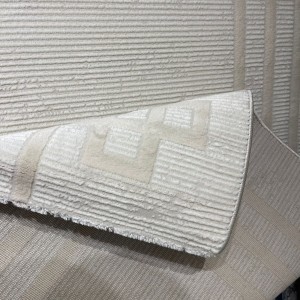 سجاد تركي اطار برواز 9134A بيج مقاس 100*300