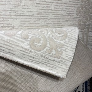 سجاد تركي اطار برواز 9185A بيج مقاس 250*350