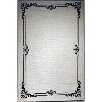 سجاد تركي اطار برواز 9185A اسود مقاس 150*220