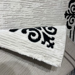 سجاد تركي اطار برواز 9185A اسود مقاس 100*300