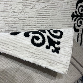 سجاد تركي اطار برواز 9185A اسود مقاس 150*220