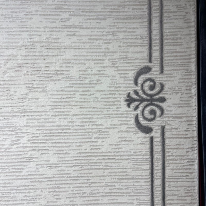 سجاد تركي اطار برواز 9185A رصاصي مقاس 150*220