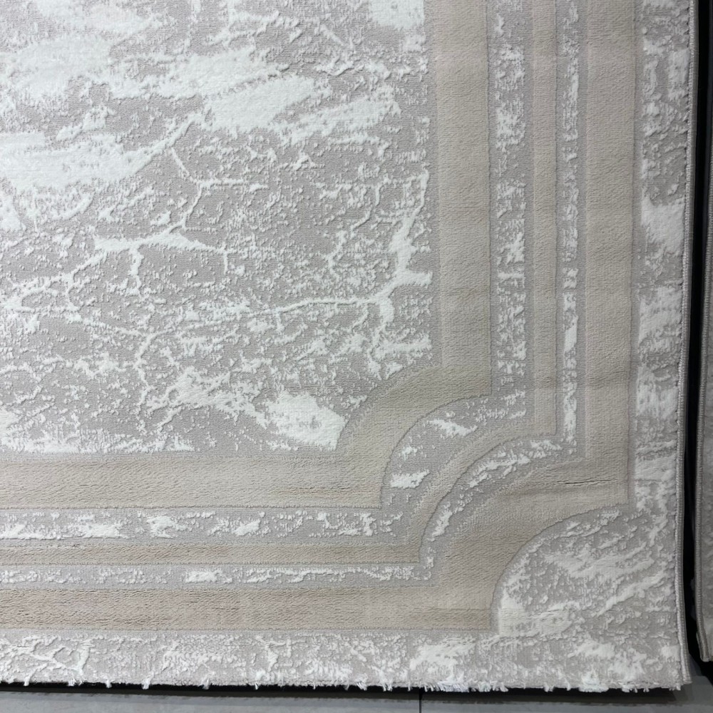 سجاد تركي اطار برواز 9225A بيج مقاس 300*400