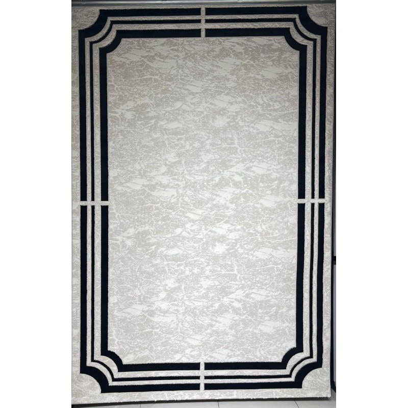 سجاد تركي اطار برواز 9225A اسود مقاس 250*350