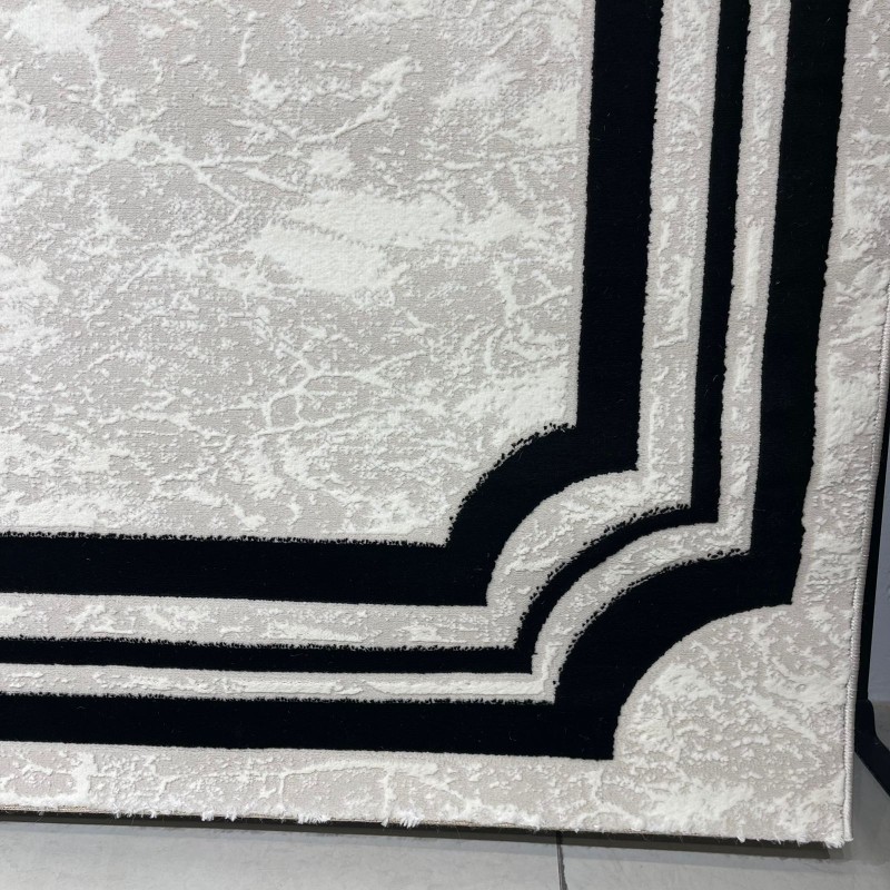 سجاد تركي اطار برواز 9225A اسود مقاس 250*350