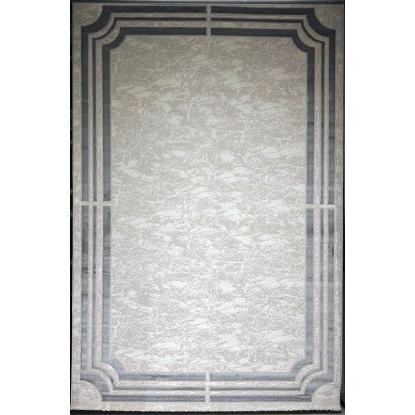 سجاد تركي اطار برواز 9225A رصاصي مقاس 200*300