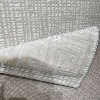 سجاد تركي اطار برواز 9228A بيج مقاس 300*400