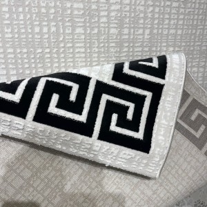 Turkish rug barwaz frame 9228A blcak size 250*350