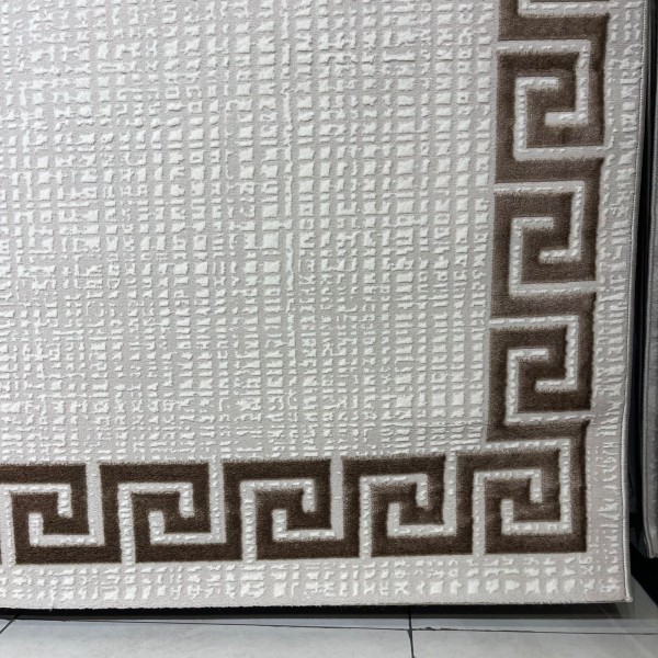سجاد تركي اطار برواز 9228A بني مقاس 150*220