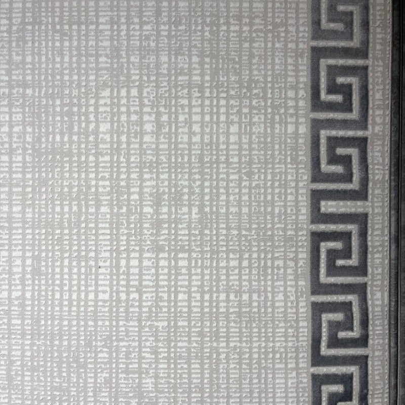 سجاد تركي اطار برواز 9228A رصاصي مقاس 150*220