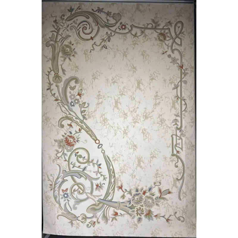 Turkish rug Berna 9572A green size 50*80