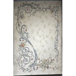Turkish rug Berna 9572A gray size 300*500