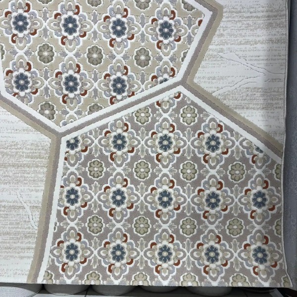BELLA Turkish Rug 9808A tile Size 250*350